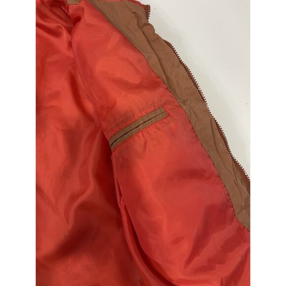 Billabong Adventure Division A/Div Women's M Peach Puffer Jacket Hooded Surf - Picture 5 of 6